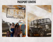 Load image into Gallery viewer, Passport Cover Holder, Customized, Decorated
